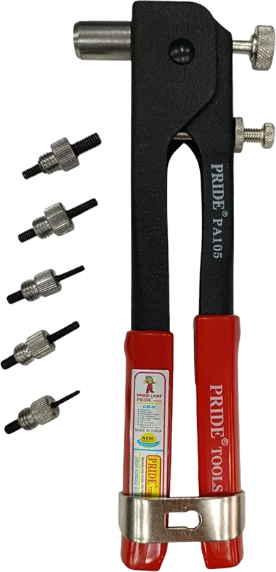 بنسة برشام صامولة من بريدي، 3-8 مم، أسود x احمر،  PA105*24-8