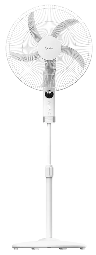 مروحة ستاند ميديا ، 18 بوصة ، 3 سرعات ، 5 ريشة ، أبيض ، FS45-25MT-W ، (بضمان ميراكو 19111 )