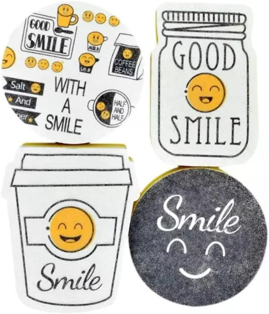 ليفة سفنجة سمايل ، 4 قطع