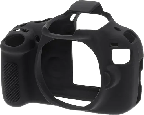جراب حماية هيكل كاميرا التصوير ايزي كوفر، مناسب لموديلات كانون 1300D-2000D-4000D، سيليكون، أسود