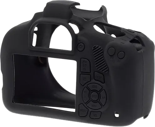 جراب حماية هيكل كاميرا التصوير ايزي كوفر، مناسب لموديلات كانون 1300D-2000D-4000D، سيليكون، أسود