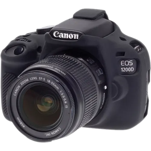 جراب حماية هيكل كاميرا التصوير ايزي كوفر، مناسب لموديلات كانون 1300D-2000D-4000D، سيليكون، أسود