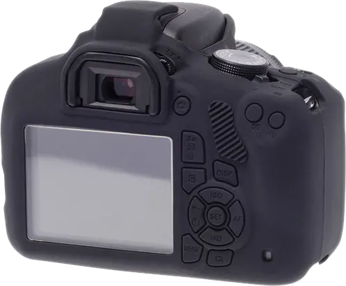 جراب حماية هيكل كاميرا التصوير ايزي كوفر، مناسب لموديلات كانون 1300D-2000D-4000D، سيليكون، أسود