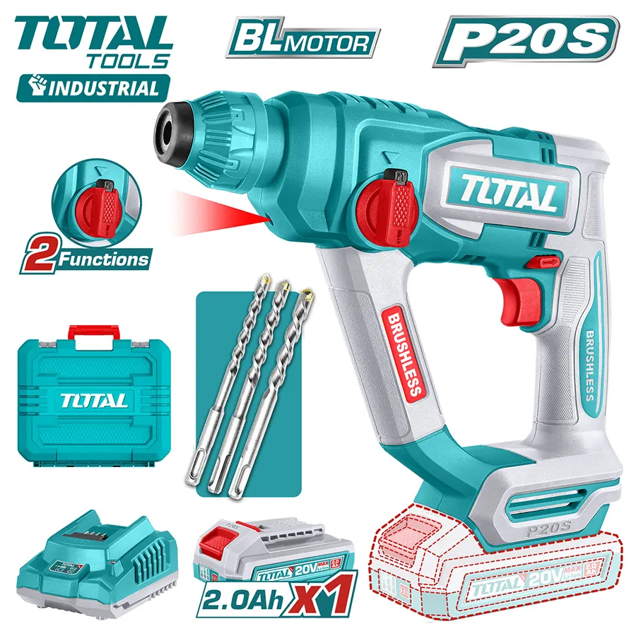 Hilti Total Tools 20V 18Ah Lithium-Ion Battery with 2Ah Battery and Charger, TRHLI-201881