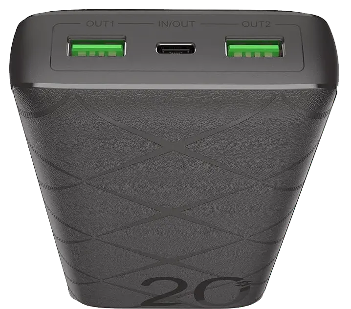 باور بانك انفينكس اكس باور ، 20000 مللي امبير ، 15 وات ، شحن سريع ، أسود ، XP20