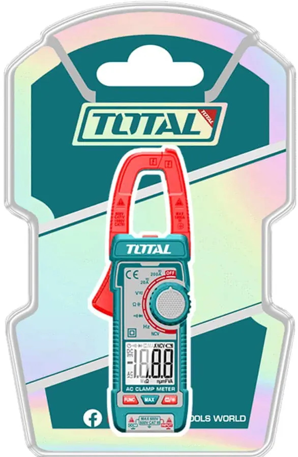 جهاز كلامب ديجيتال من توتال تولز ، 400 امبير ،عداد 4000 ، NCV  TMT762002