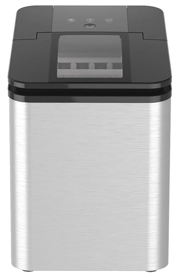 ماكينة صنع الثلج بيرجن ، 1.8 لتر ، سعة تخزين الثلج  0.6 كجم ، وظيفة التنظيف الذاتي ، سيلفر ، IC1206S