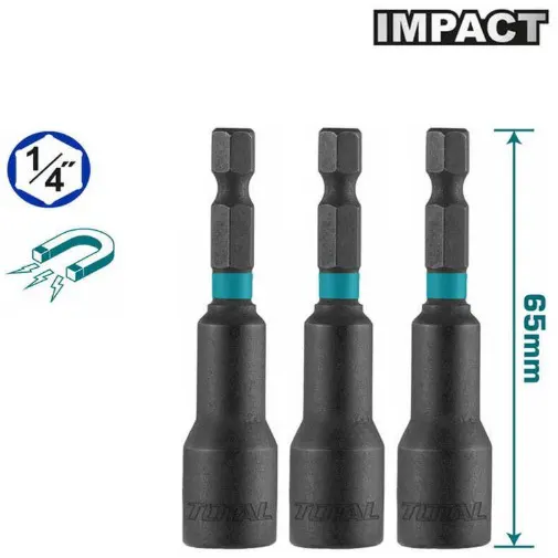 Axtotal Tools Socket Set, 6 Pieces, 6-12mm, TAC2765061