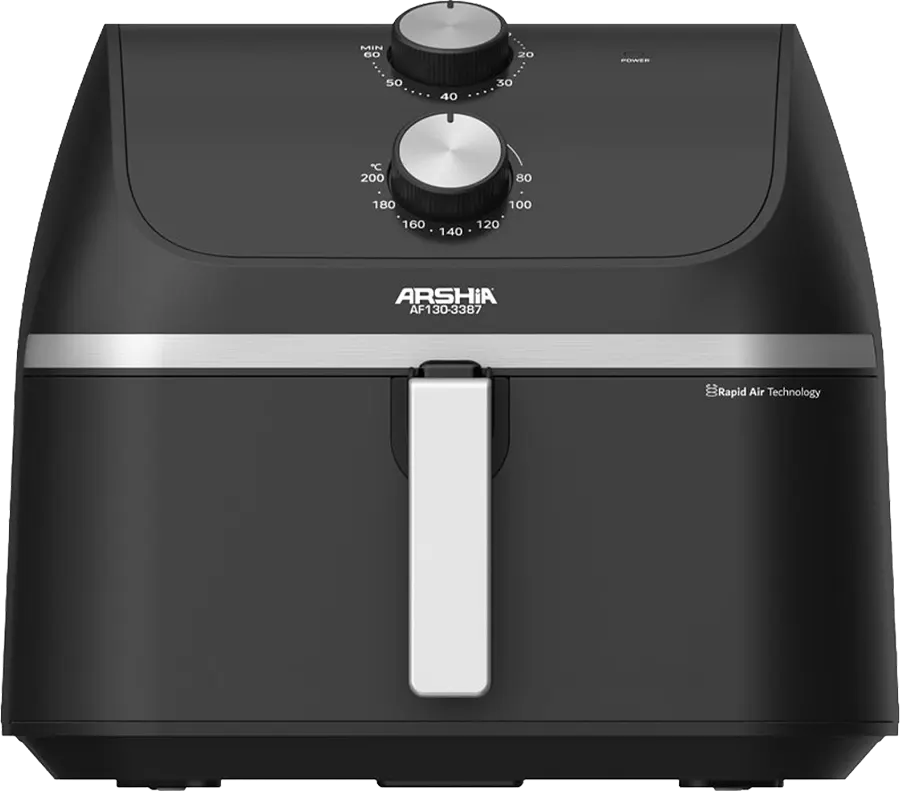 قلاية هوائية ارشيا، 2260 وات، 9 لتر، تدفق هواء ثلاثي الأبعاد، اسود، AF130-3387