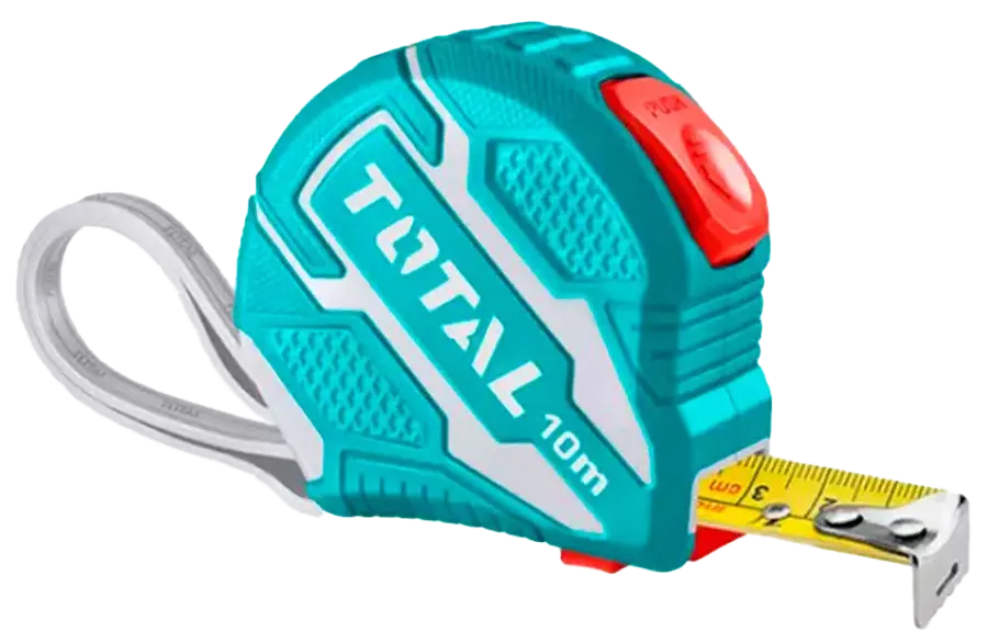 متر قياس سيلف لوك توتال تولز ، 10 متر ، ازرق ، TMT1262101M