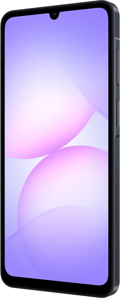 موبايل سامسونج جلاكسي A07، ثنائي الشريحة، ذاكرة داخلية 64 جيجابايت، رامات 4 جيجابايت، شبكة الجيل الرابع إل تي إي، أسود