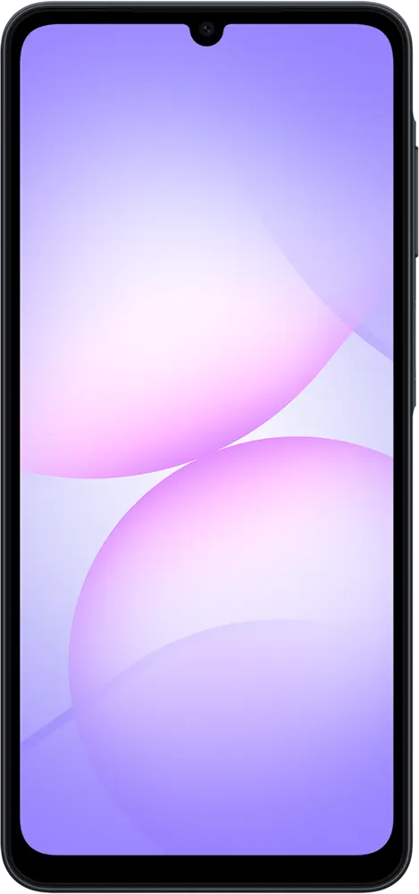 موبايل سامسونج جلاكسي A07، ثنائي الشريحة، ذاكرة داخلية 128 جيجابايت، رامات 6 جيجابايت، شبكة الجيل الرابع إل تي إي، أسود