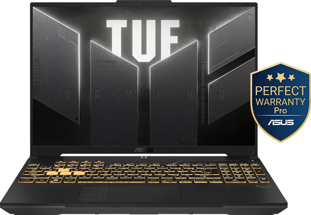 لاب توب اسوس للألعاب TUF F16 FX607VU-RL165W، معالج Intel Core 5-210H، رامات 16 جيجابايت، هارد ديسك 512 جيجابايت SSD، شاشة WUXGA 16 بوصة، كارت شاشة نيفيديا جي فورس RTX™ 4050 سعة 6 جيجابايت، ويندوز 11 هوم، ميشا رمادي