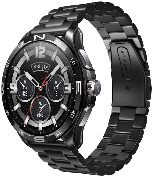 ساعة كيسليكت Actor Leading الذكية، شاشة LTPO مقاس 1.6 بوصة، تدعم gps، بلوتوث 5.3، مقاومة للماء 5 ATM، أسود