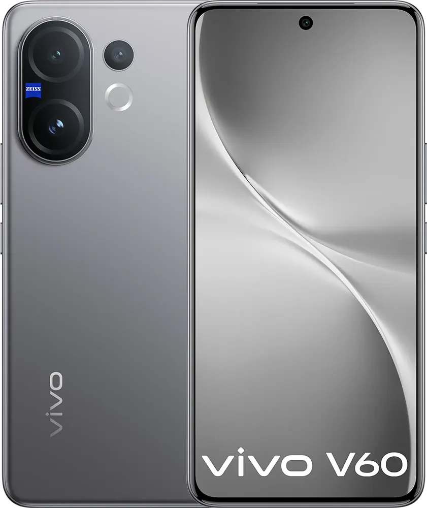 موبايل فيفو V60 ثنائي الشريحة، ذاكرة 256 جيجابايت، رامات 12 جيجابايت، شبكة الجيل الخامس، رمادي