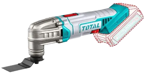 Total Tools Multitool Reciprocating Impact Driver, 20V, 2Ah Battery, Charger, TOTAL TMLI20228