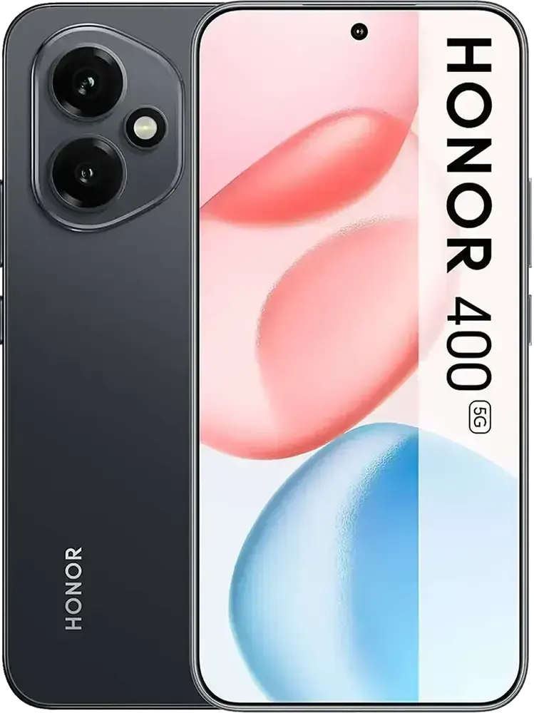 موبايل هونر 400 ، ثنائي الشريحة، ذاكرة داخلية 256 جيجابايت، رامات 12 جيجابايت، شبكة الجيل الخامس، أسود