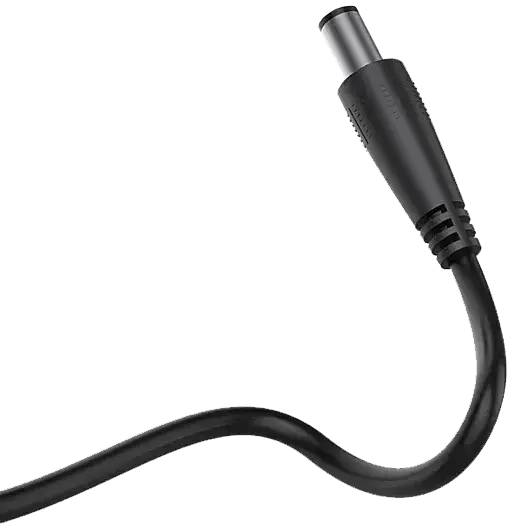 محول طاقة اولانزي HT005 ، قوة 3.42 أمبير، 19 فولت، الطول الإجمال للكابل 2.7 متر، اسود، L075