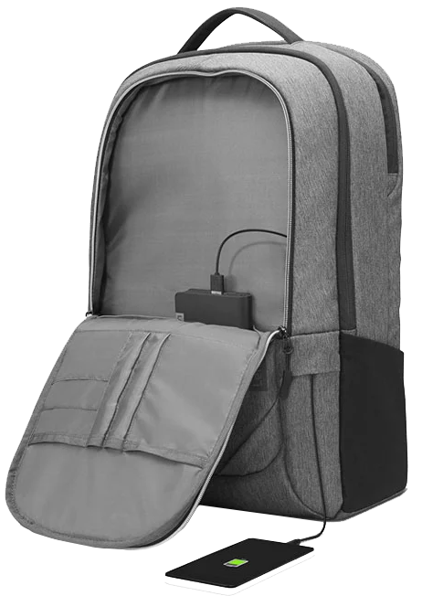 شنطة ظهر لاب توب لينوفو أوربان ، مقاس 17 بوصة ، مقاومة للماء ، رصاصي ، موديل B730