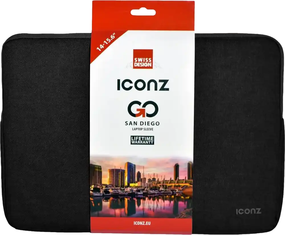 حافظة لاب توب أيكونز سان دييجو 15.6 بوصة، أسود، 2031