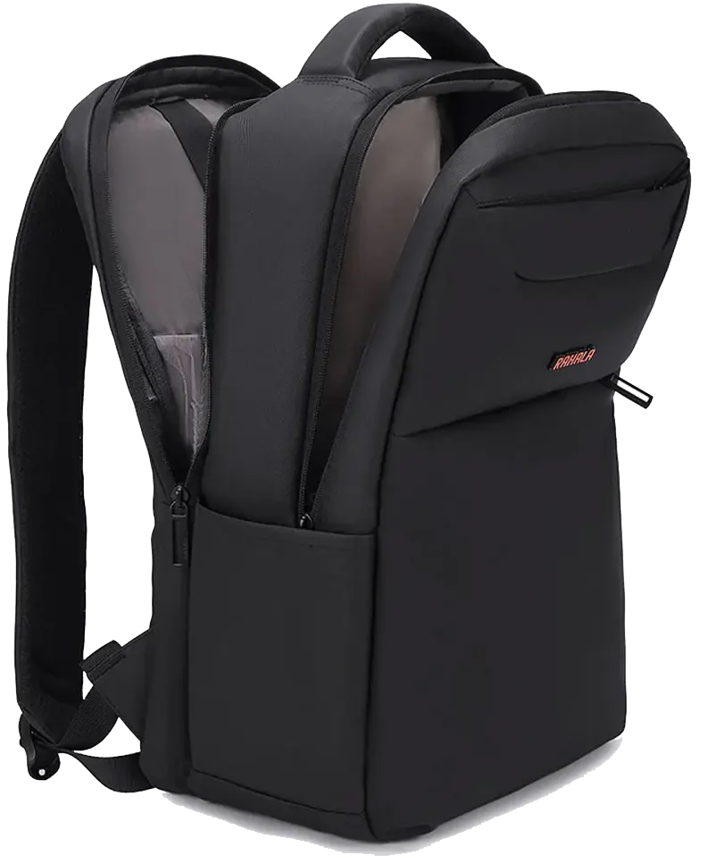 شنطة ظهر لاب توب رحالة ، مقاس 15.6 بوصة ، مقاومة للماء ، أسود ، A902