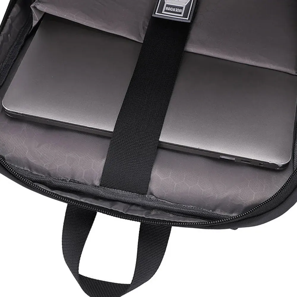 شنطة ظهر لاب توب رحالة ، مقاس 15.6 بوصة ، مقاومة للماء ، أسود ، A902