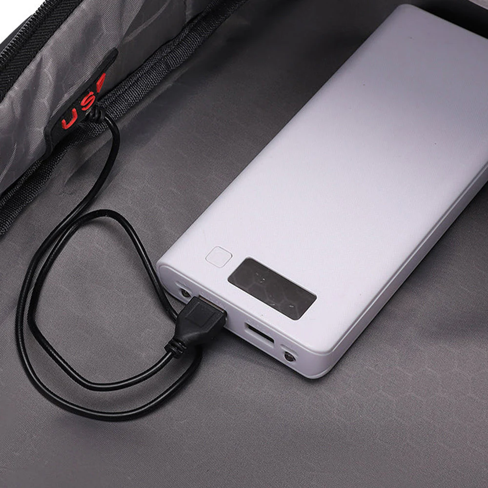 شنطة ظهر لاب توب رحالة ، مقاس 15.6 بوصة ، مقاومة للماء ، أسود ، A902