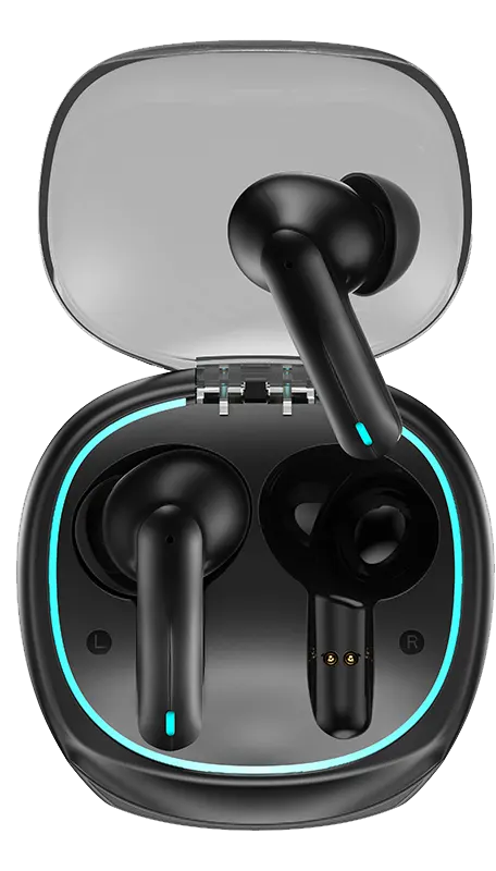 سماعة اذن لاسلكية للألعاب يوسامز سلسلة XJ، بلوتوث 5.3،  مايكروفون ثنائي، إلغاء الضوضاء البيئية، أسود، XJ13 BHUXJ01