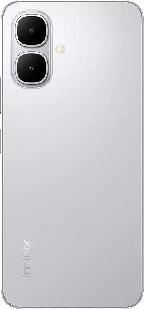 موبايل انفينيكس سمارت 10 ثنائي الشريحة، ذاكرة 128 جيجابايت، رامات 4 جيجابايت، شبكة الجيل الرابع إل تي إي، فضي