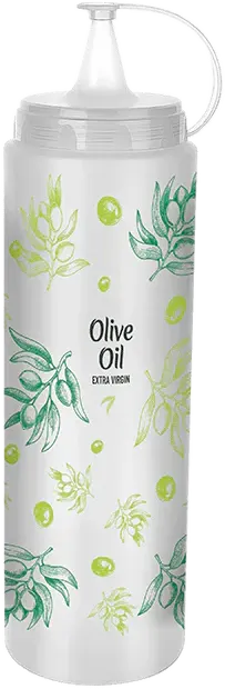 زجاجة زيت بلاستيك تيتيز مطبوعة ،700 مل، ألوان متعددة،AP-9471