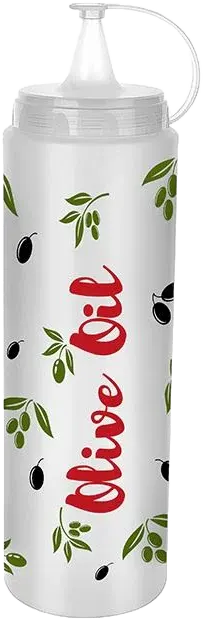 زجاجة زيت بلاستيك تيتيز مطبوعة ،700 مل، ألوان متعددة،AP-9471