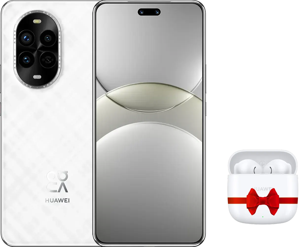 موبايل هواوي نوفا 13 برو ثنائي الشريحة، ذاكرة 512 جيجابايت، رامات 12 جيجابايت، شبكة الجيل الرابع إل تي إي، أبيض + سماعات هواوي فري بودز SE 2 هدية