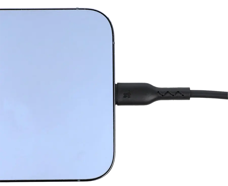 كابل بيانات سريع جوي روم ، 30 وات ، (Type-C إلى Lightning) ، 1 متر، أسود ، SA26-CL3