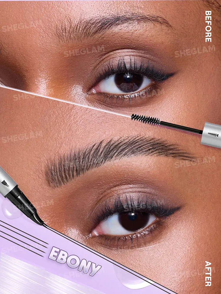 قلم الحواجب ريال فلو لامينيتينج من شيجلام، ايبوني
