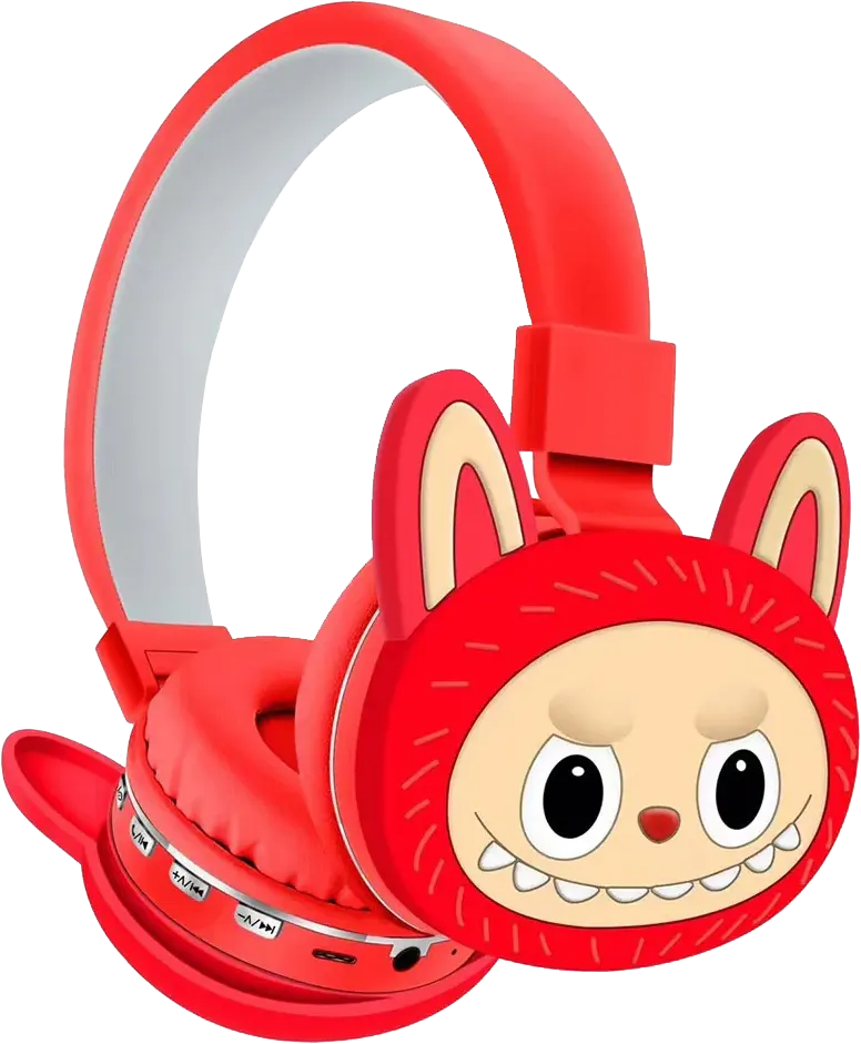 سماعة رأس لاسلكية أشكال لابوبو، بلوتوث 5.3، منفذ صوت 3.5، وقت تشغيل 15 ساعة، ألوان متعددة، AH-806G