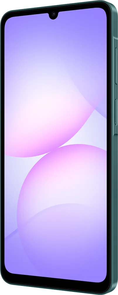 موبايل سامسونج جلاكسي A07، ثنائي الشريحة، ذاكرة داخلية 64 جيجابايت، رامات 4 جيجابايت، شبكة الجيل الرابع إل تي إي، أخضر