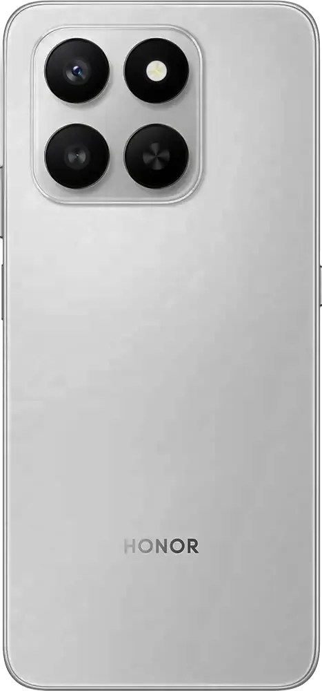 موبايل هونر X7D، ثنائي الشريحة، ذاكرة داخلية 256 جيجابايت، رامات 8 جيجابايت، شبكة الجيل الخامس، فضي