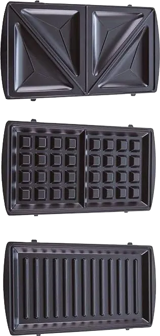 ساندوتش ميكر ميانتا، 750 وات ، 3 شرائح، أسود*فضي، موديل SMS27409A