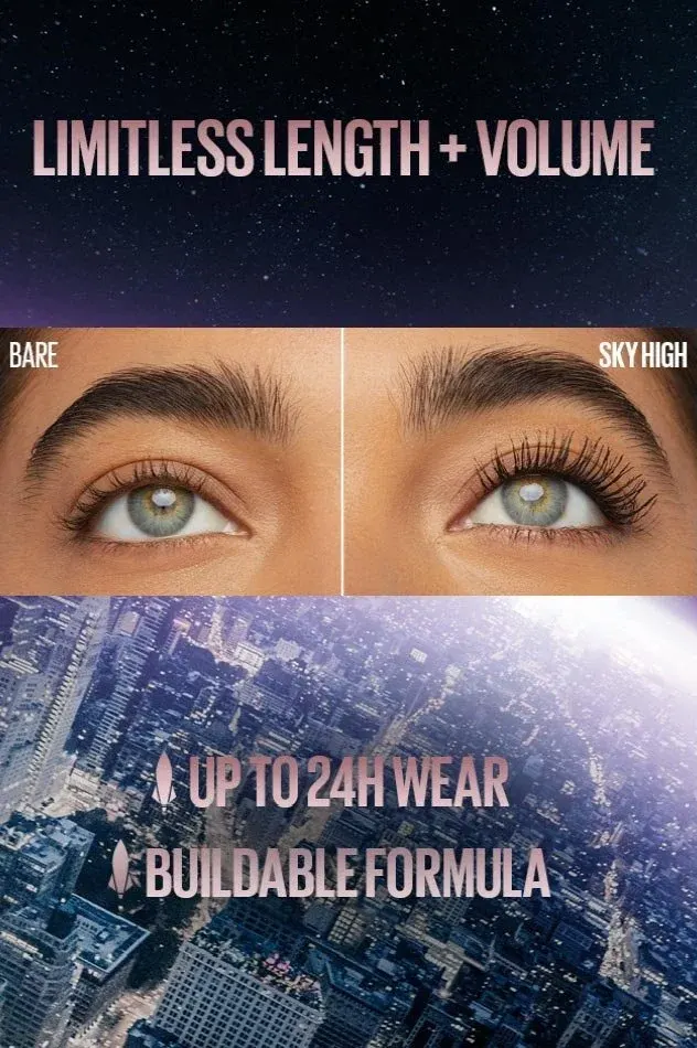 ماسكارا لاش سينسيشنال سكاي هاي من ميبلين، بلام تويليت