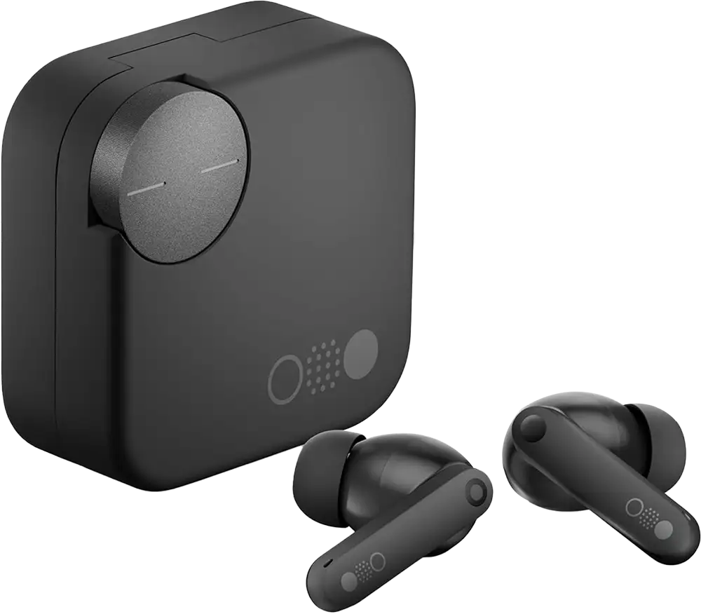 سماعات أذن نوثينج CMF Buds 2 ، بلوتوث V5.4، إلغاء الضوضاء النشط، مقاومة للماء، رمادي غامق