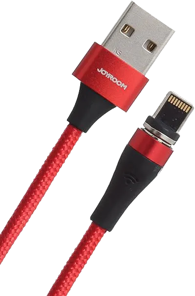 كابل شحن ماجناتيك جوي روم ، 2.1 امبير ، 1 متر ، أحمر ، S-1021X1