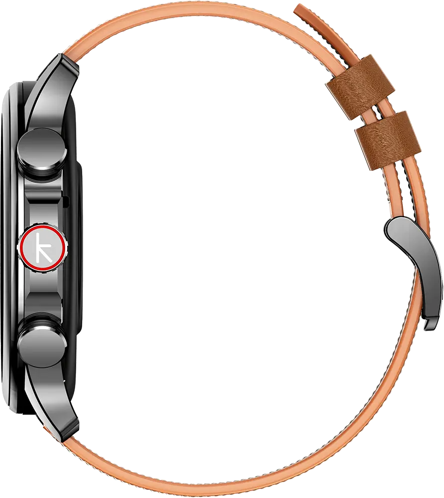 ساعة كيسليكت بالانسر الذكية، شاشة أموليد مقاس 1.43 بوصة، بلوتوث 5.3، مقاومة للماء حتى عمق 2ATM، أحزمة جلدية وسيليكون، لون أسود.