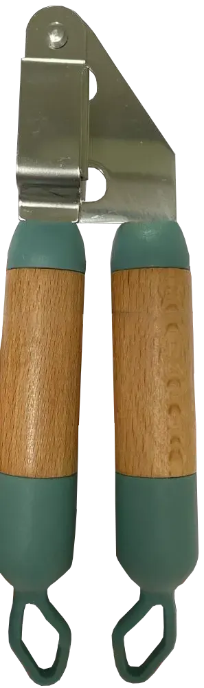 هراسة ثوم استانلس بيد خشب