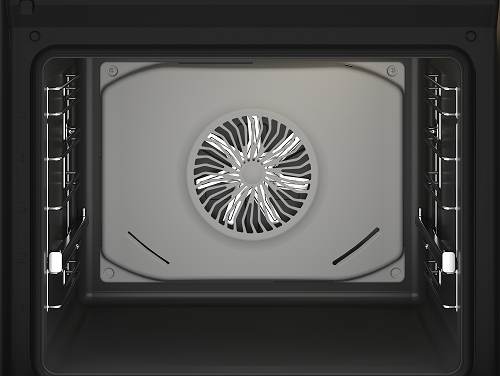 فرن بلت ان اريستون تركى ، 60 سم ، 72 لتر ، كهرباء ، شاشة ديجيتال ، مروحة تبريد ، شواية ، استانلس ستيل ، أسود ، AROE 6R253H XNA