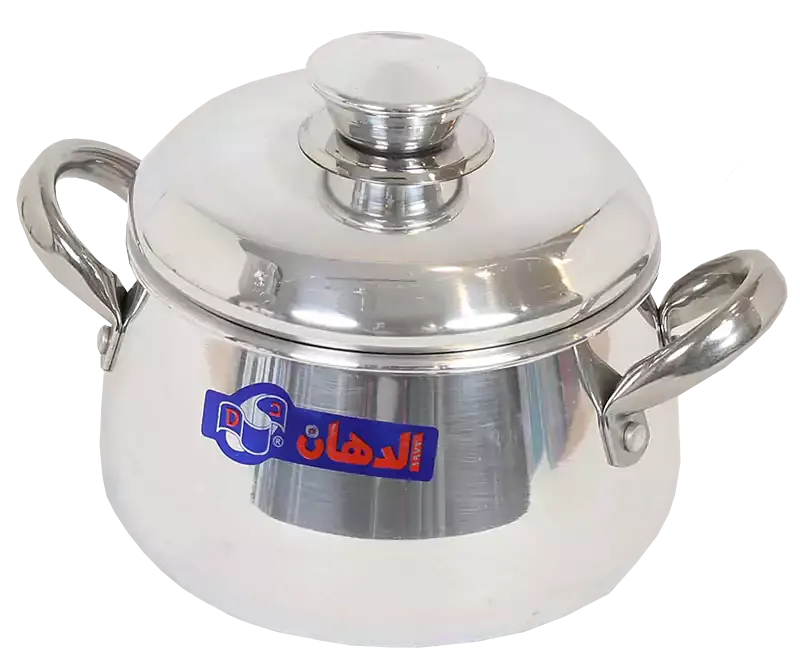 حلة المنيوم بومبيه الدهان بيد استانلس، مقاس 16، فضي