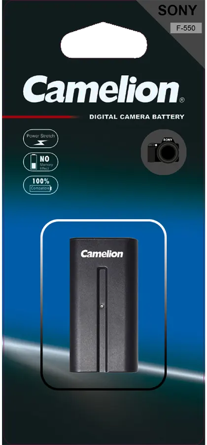 بطارية كاميليون ، 2000 مللي امبير ، ليثيوم ايون ، منفذ Type - C ، متوافقة مع سوني F550