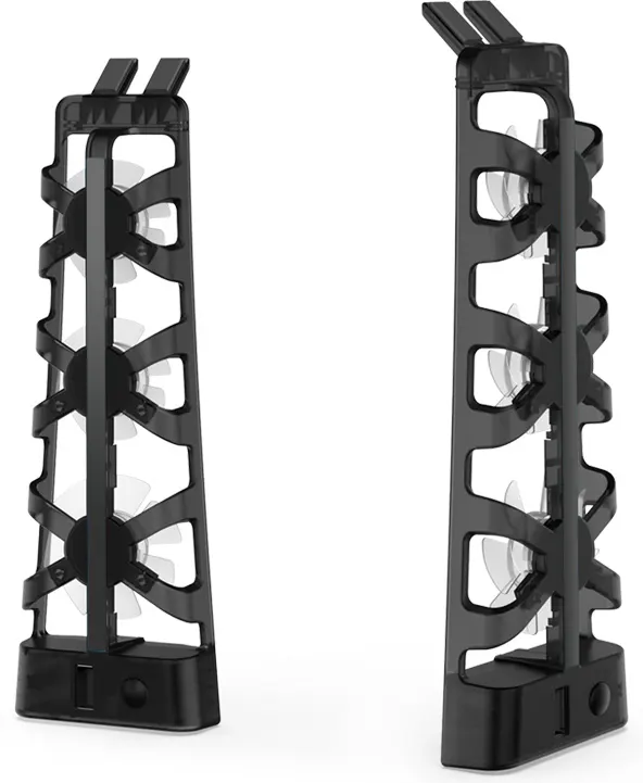 مروحة تبريد من دوب، ملائمة لجهاز بلايستيشن 5، 3 مراوح، منفذ usb، إضاءة ليد، TP5-1523E