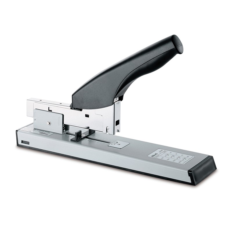 دباسة ورق مكتبية كيه دبليو، سعة 200 ورقة، ثقيلة وثابتة، أسود * فضي  KW02549