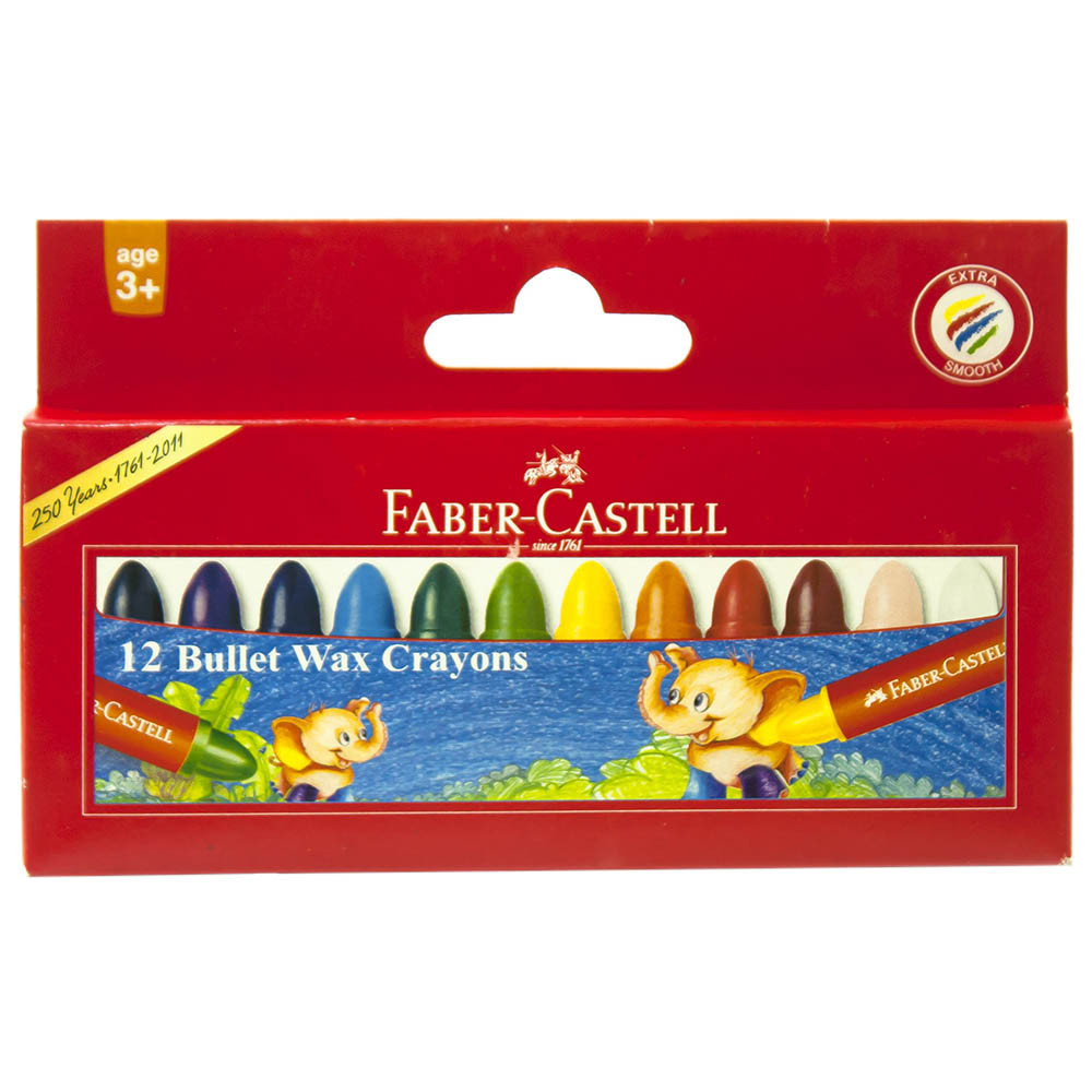 مجموعة ألوان شمع  صغيرة من فابر كاستل، 12  لون،  ألوان متعددة  120042