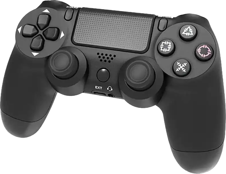 ذراع تحكم لاسلكية مارفو، قابلة لإعادة الشحن لأجهزة بلاي ستيشن 3 - بلاي ستيشن 4 - الكمبيوتر الشخصي، 15 زرًا، أسود، GM-983